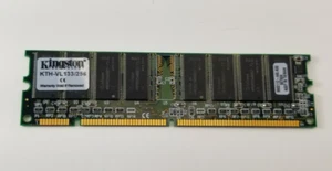 Kingston 256MB 1RX8 SDRAM SDR PC 133 SYCH PC133 168PIN NON-ECC 32X8 8CHIPS - Picture 1 of 5
