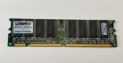 Kingston 256MB 1RX8 SDRAM SDR PC 133 SYCH  PC133  168PIN NON-ECC 32X8  8CHIPS - Image 1 of 4