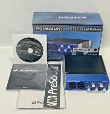 PreSonus AudioBox USB 2x2 Recording System MIDI Interface Free Shipping - Image 1 of 4