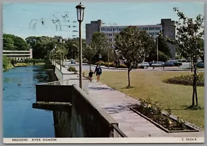 River Ogmore Bridgend Wales Postcard posted 1987 - Picture 1 of 2