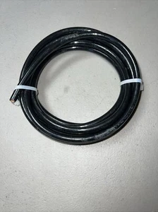 1/0 Black Copper Stranded Wire, 10 Feet, Some Tape Glue On Wire, Free Shipping - Picture 1 of 3