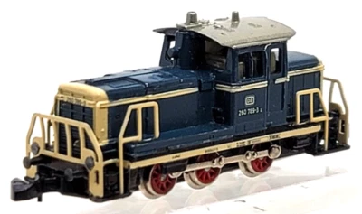 Marklin Z 8804 BR 260 789-3 Diesel Loco 5-pole DB (tested) jewel case #2 - Image 1 of 4