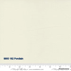 Bella Solids Porcelain Moda 100% USA Grown Cotton #9900 182 - Picture 1 of 1