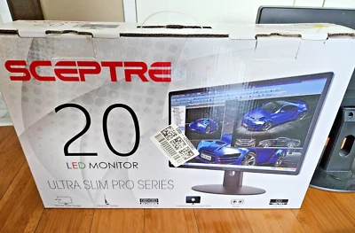 Sceptre 20' HD+ LED Monitor(E209W-16003R) 1600x900 Monitor - Black - Image 1 of 4