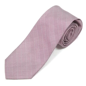 Ben Sherman Purple Tartan Plaid Men's Skinny Silk Neck Tie Contemporary Design - Picture 1 of 3