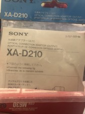 Sony XA-D210 Optical out mobile es CDX-C90 MDX-400 CDX-C910 XA-D211 CDX-900 DVX
