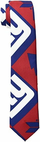 New York Giants Patches Ugly Printed Tie - Mens Cover
