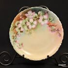Rosenthal Plate Versailles Mold Handpainted Pink Apple Blossoms w/Gold 1898-1906
