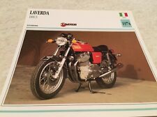 carte moto Laverda 1000 3 cylindres 1974 collection atlas motorcycle Italie
