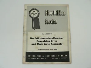 141 Harvester Thresher Propulsion Drive Main Axle Assembly International 1956 - Picture 1 of 2
