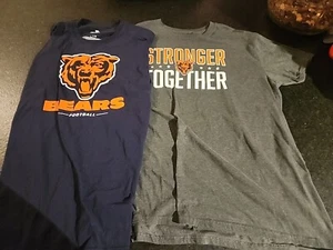 2 Stück Chicago Bears T-Shirt Herren XL NFL Fanatics Stronger Together grau navy - Bild 1 von 7