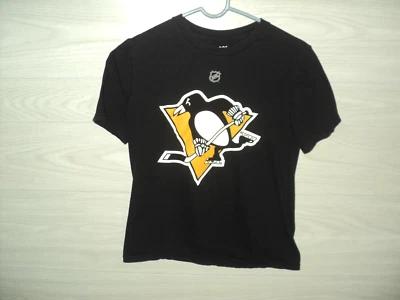 Camiseta de hockey Pittsburgh Penguins NHL Kessel 81 niños niñas talla L (14-16) negra Foto 1 de 4
