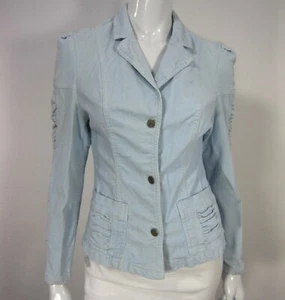 Picasso Style Jeans PSJ Denim Baumwolle Jacke Gr. S Small Light Washed Blau 035 - Bild 1 von 11