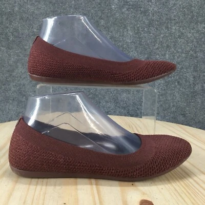 Zapatos Allbirds Mujer 7 Árbol Breezers Informales Sin Cordones Bailarina Planos Tela Marrón Foto 1 de 4