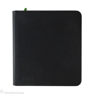 Vault X: Premium 12-Pocket Exo-Tec® Zip Binder - Signature Black :: 20 Pages Alb