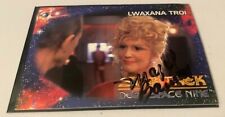 Majel Barrett Autograph Lwaxana Troi Deep Space Nine 1993 Trading Card Star Trek