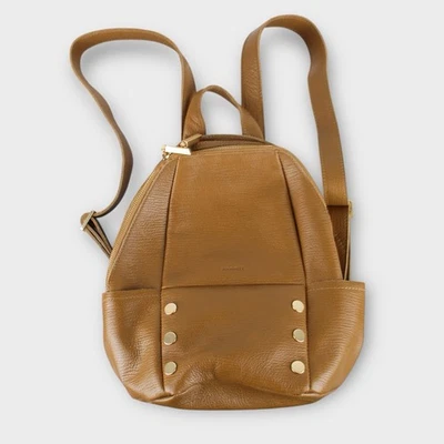 Hammitt Hunter 2 кожаный рюкзак Golden Valley желтовато-коричневый латуни запонки мини сумка новый без ЯРЛЫКОВ - Изображение 1 из 4