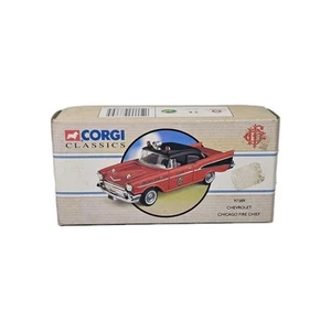 Corgi 97389 Chevrolet Bel-Air Chicago Fire Chief Car Ltd Edition - Boxed Diecast - Picture 1 of 12