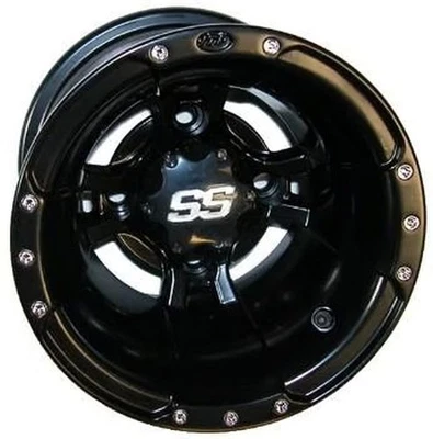 ITP SS112 Sport Wheel - 9x8 - 3+5 Offset - 4/110 - Black ATV/UTV 9x8 0928385536B - Image 1 of 4