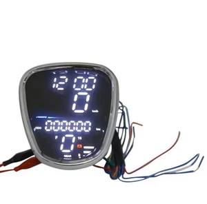 For Honda C70 C90 Motorcycle LED Digital Meter Rpm Odometer Speedometer Assy - Picture 1 of 5