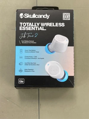 Skullcandy Jib 2 True Wireless Bluetooth Headphone - Light Gray/Blue - Image 1 of 3