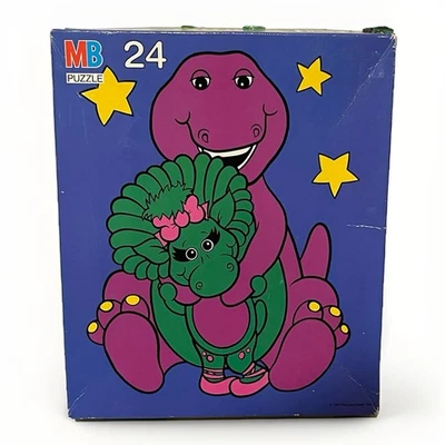 Vintage “Barney & Baby Bop” Puzzle Milton Bradley 24 Pieces - Image 1 of 2