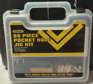 Pocket Hole Jig Kit with Screws and Dowels (89-Piece) with Carry Case - Picture 1 of 8