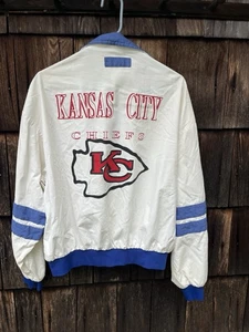 Chaqueta Swingster Vintage Kansas City Chiefs Años 70 XXL Staff? ¿Entrenadores? Blanco Azul - Imagen 1 de 13