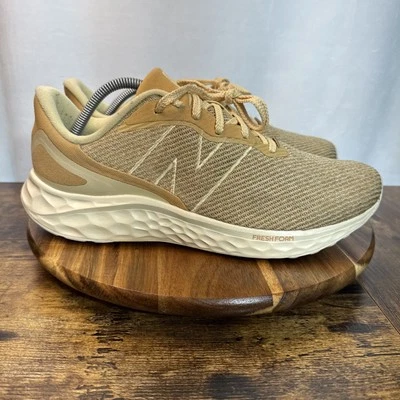 New Balance Fresh Foam Arishi Running Shoes Mens Sz 12 Beige Gold Athletic Road - Image 1 of 4
