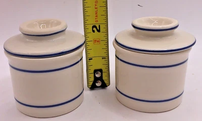 2 Mini, Ceramic, Stoneware Butter Bells, by  Norpro , Never Used, 2 1/4  Tall - Image 1 of 4