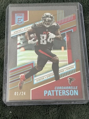 2022 Donruss Elite Cordarrelle Patterson No83 СТАТУС Параллельный НИЗКИЙ СЕРИЙНЫЙ 01/24 - Изображение 1 из 2
