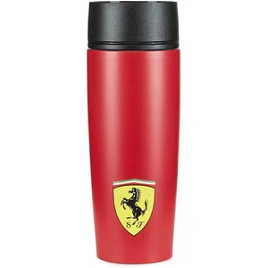 Red Matte Scuderia Ferrari Thermal Travel Mug - Perfect for Hot & Cold Drinks - Picture 1 of 3