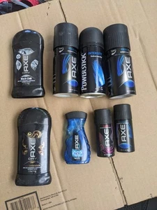 AXE Body Sprays Varriety Excite Phoenix Intensity Deodorant Shower Gel Lot Of 8 - Picture 1 of 7