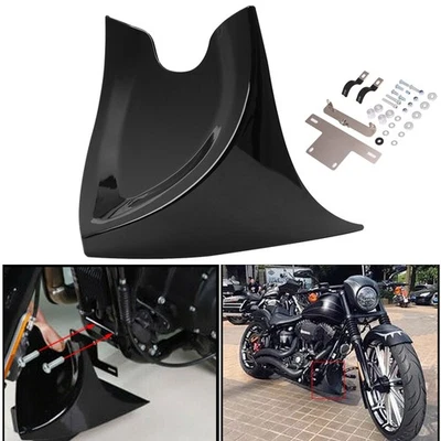 Lower Front Spoiler Chin Fairing Cover for Harley Dyna Fatboy Softail 2004-2017 - Image 1 of 4