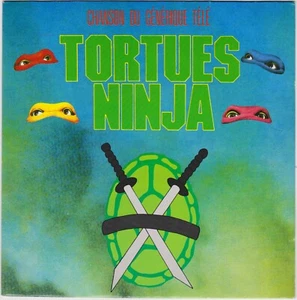TV OST TORTUES NINJA SAMOURAI FRENCH 45 SINGLE - Picture 1 of 1