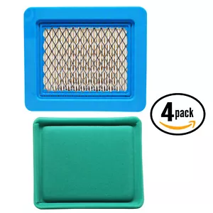 4x Filtro de aire para cortacésped 491588S y prefiltro 493537S para John Deere js20, 14pz - Imagen 1 de 1
