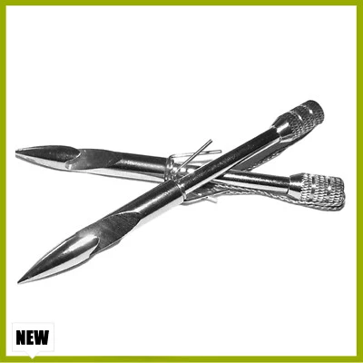 5pcs Slingshot Bullet Barbed Fishing Harpoon Catapult Arrowhead Hunting Shooting