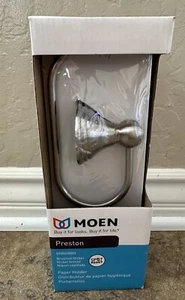 Moen Preston Toilet Paper Holder Brushed Nickel DN8408BN - Picture 1 of 5