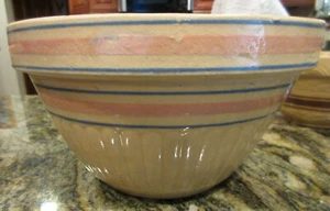 Único McCoy EE. UU. Rosa Azul Doble Raya Mezclador #24 9.5" x 5.25" CA - Imagen 1 de 9