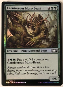 MTG Carnivorous Moss-Beast Magic 2015 170/269 Foil Common - Picture 1 of 1