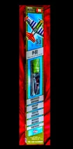 X Kites (53"span) P-51 Avión nailon Deluxe cometa, fibra de vidrio, Ripstop, Skytail - Imagen 1 de 11