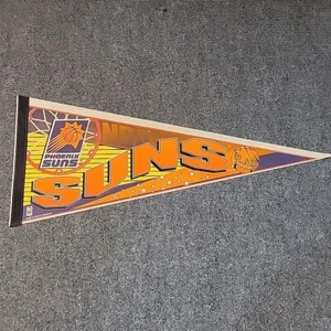 Pennant Phoenix Suns circa anni 90 Slam Dunk logo squadra vintage NBA basket  - Foto 1 di 8