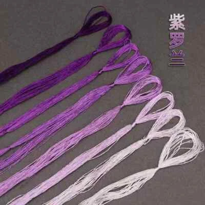 Common colors  100%mulberry silk,hand-dyed embroidery wrapping  flower thread - Image 1 of 4