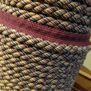 Vintage Cord Trim 1/2” Cord W/ Lip #157082 Aztec Gold - 9 Yards - High Quality - Picture 1 of 8