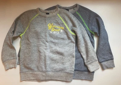 NUEVO CON ETIQUETAS GAP Niños Conjunto de 2 Sudaderas de Terry de Algodón Estampado Gráfico Talla 5T Foto 1 de 4