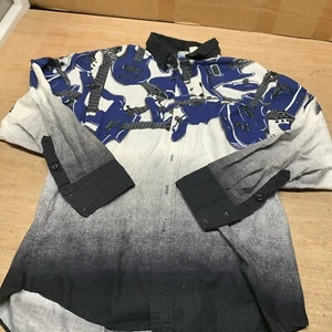 Vintage Brooks & Dunn Shirt Mens 17/35 Panhandle Slim Collection Western - Picture 1 of 10