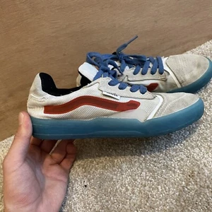 Vans EVDNT transparent ultimative Waffelschuhe Größe 2 Kinder Turnschuhe blau grau - Bild 1 von 11