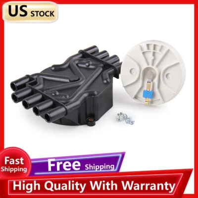 For GMC C1500 C2500 C3500 K1500 K2500 5.0/5.7L Distributor Cap&Rotor DR474 DR331 - Image 1 of 4