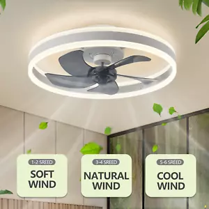 Ventilatore a Soffitto con Luce LED Regolabile Telecomando Estate / Inverno A+ - Foto 1 di 13