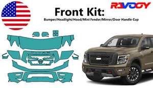 For Nissan Titan Pro-4X Platinum 2020-2024 Paint Protection Film PreCut Kit PPF - Picture 1 of 7